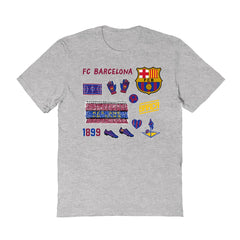 Barcelona Vive La Fete Women's Impressions Icons T-Shirt / Soccer Discount