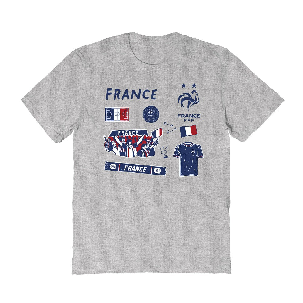 France National Team Vive La Fete Women's Impressions Icons T-Shirt / Soccer For sale