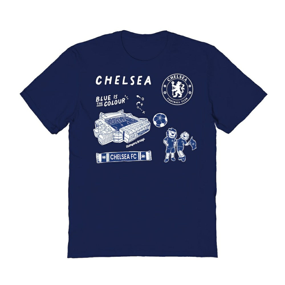 Chelsea Vive La Fete Women's Impressions Icons T-Shirt / Soccer New