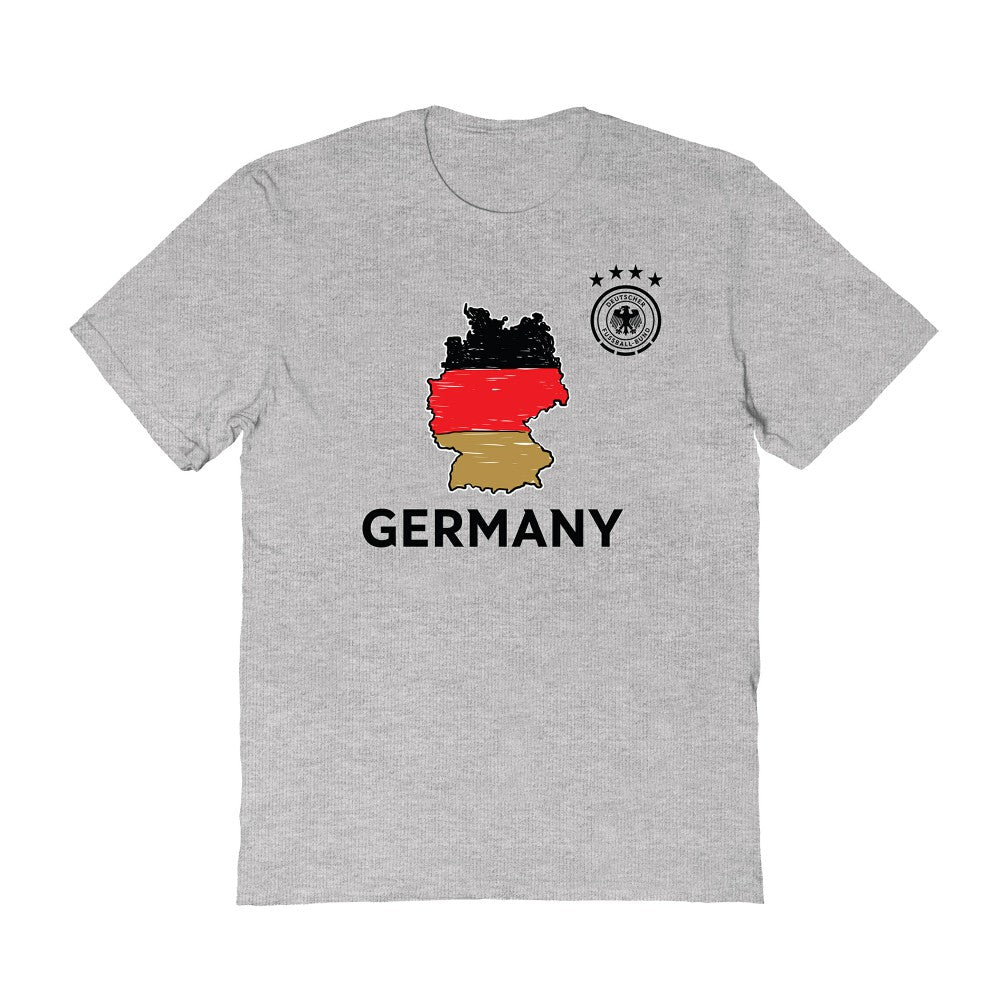 Germany National Team Vive La Fete Adult Map Style T-Shirt / Soccer Outlet