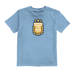 Lionel Messi Argentina National Team Vive La Fete Youth Player Name & Number Color Badge T-Shirt / Soccer Discount