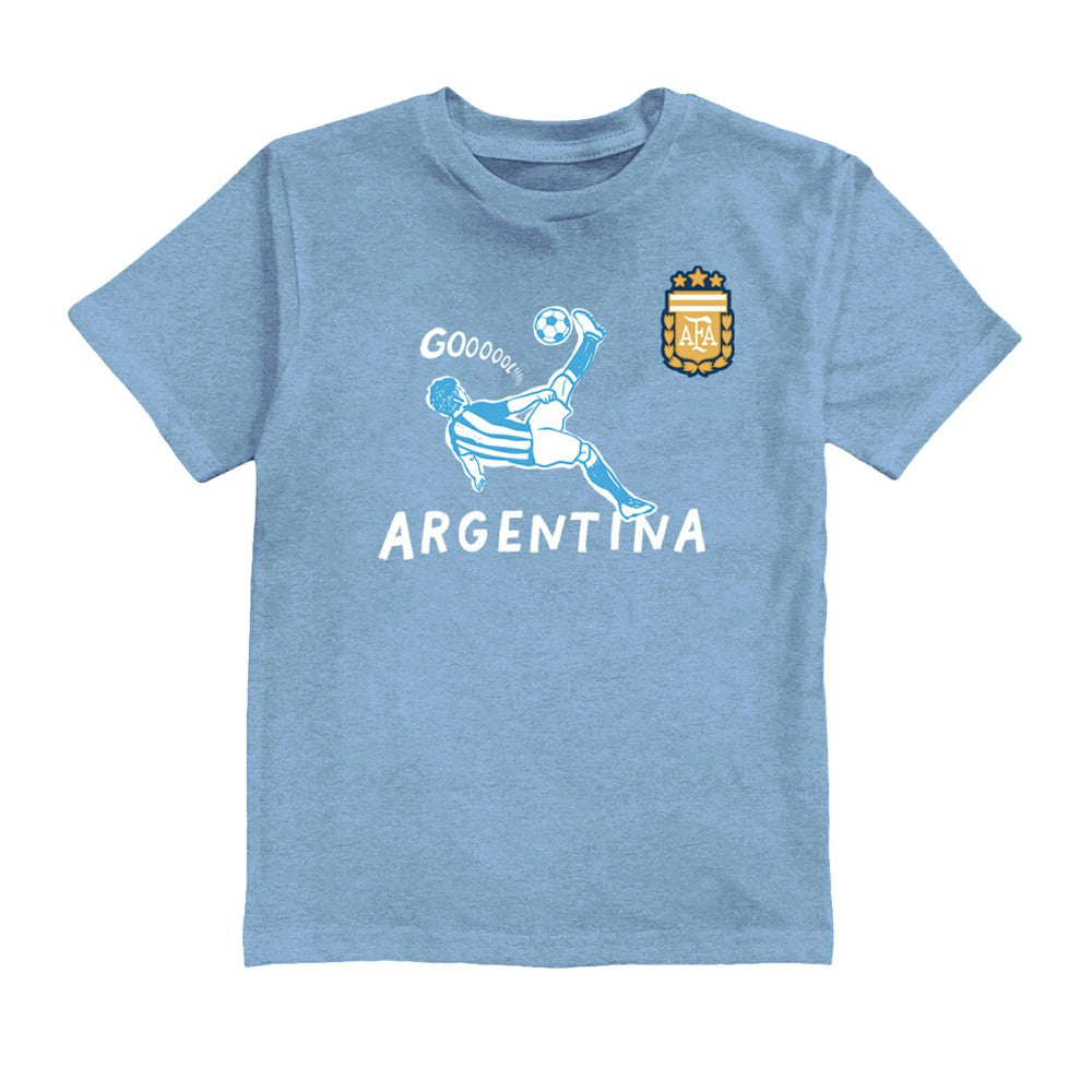 Julián Álvarez Argentina National Team Vive La Fete Youth Player Name & Number Chilena Style T-Shirt / Soccer On sale