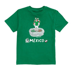 Edson Álvarez Mexico National Team Vive La Fete Youth Player Name & Number Stadium Style T-Shirt / Soccer Online