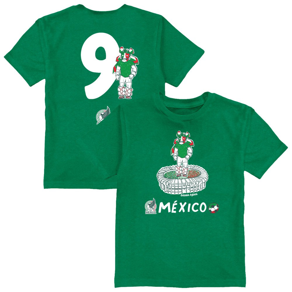 Raúl Jiménez Mexico National Team Vive La Fete Youth Player Name & Number Stadium Style T-Shirt / Soccer On sale