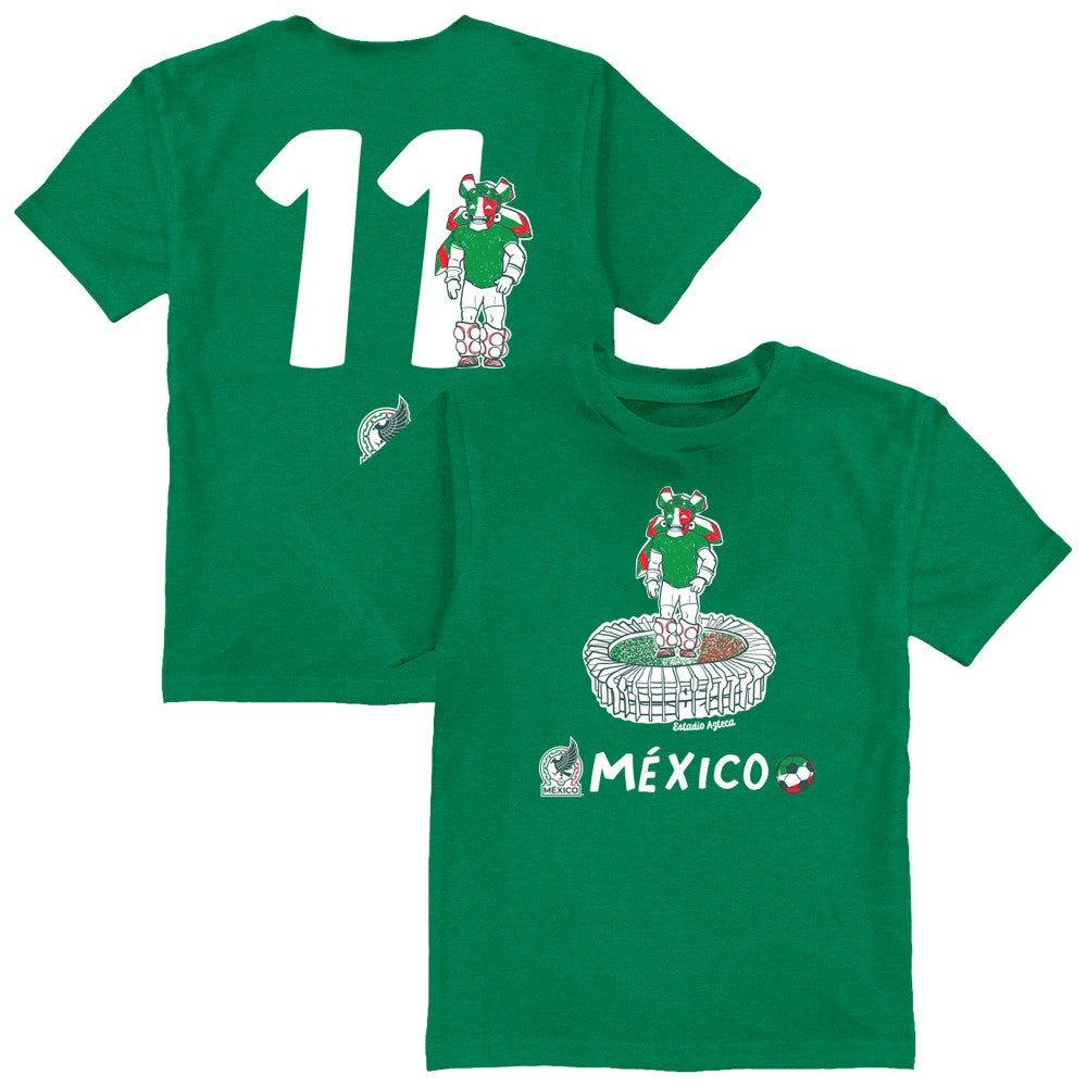 Santiago Gimenez Mexico National Team Vive La Fete Youth Player Name & Number Stadium Style T-Shirt / Soccer Discount