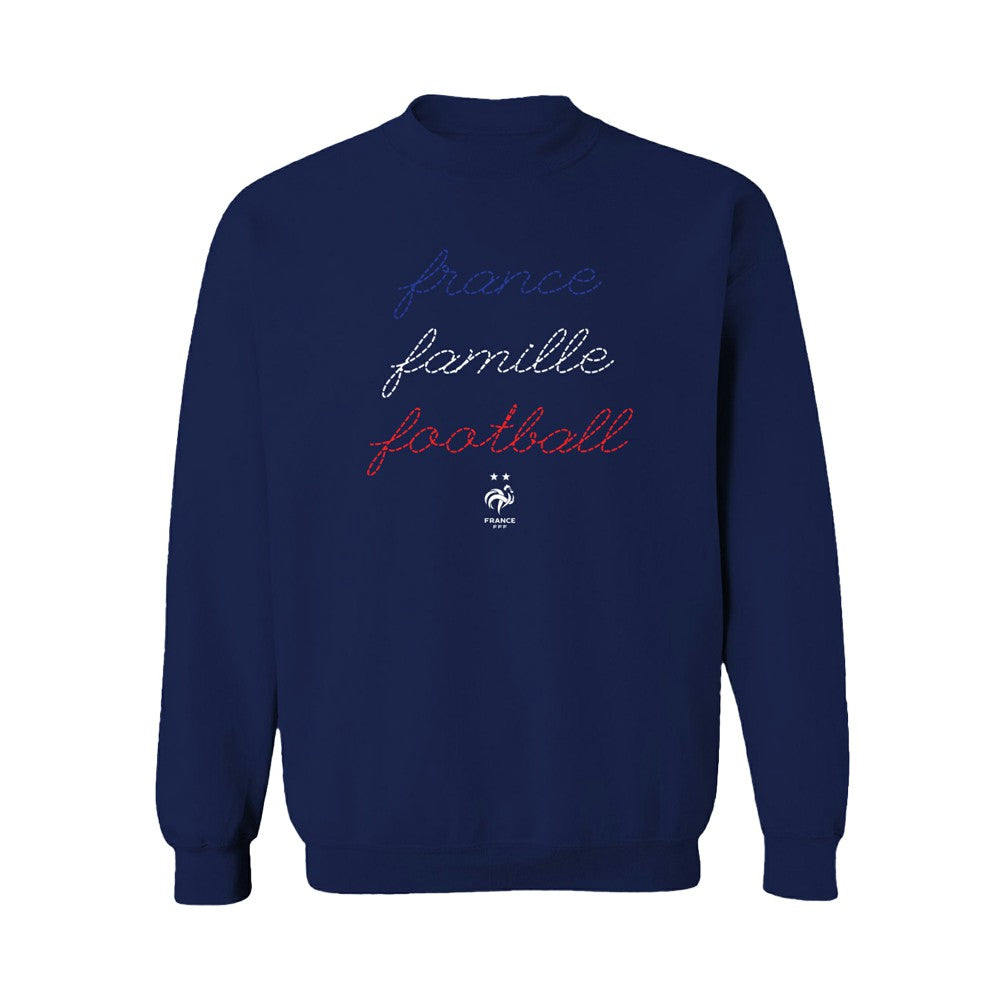 France National Team Vive La Fete Women's Famille Football Sweatshirt / Soccer On sale