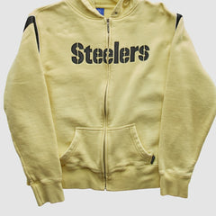 NFL Pittsburgh Steelers Reebok 2000s Hooded Full Zip Sweatshirt