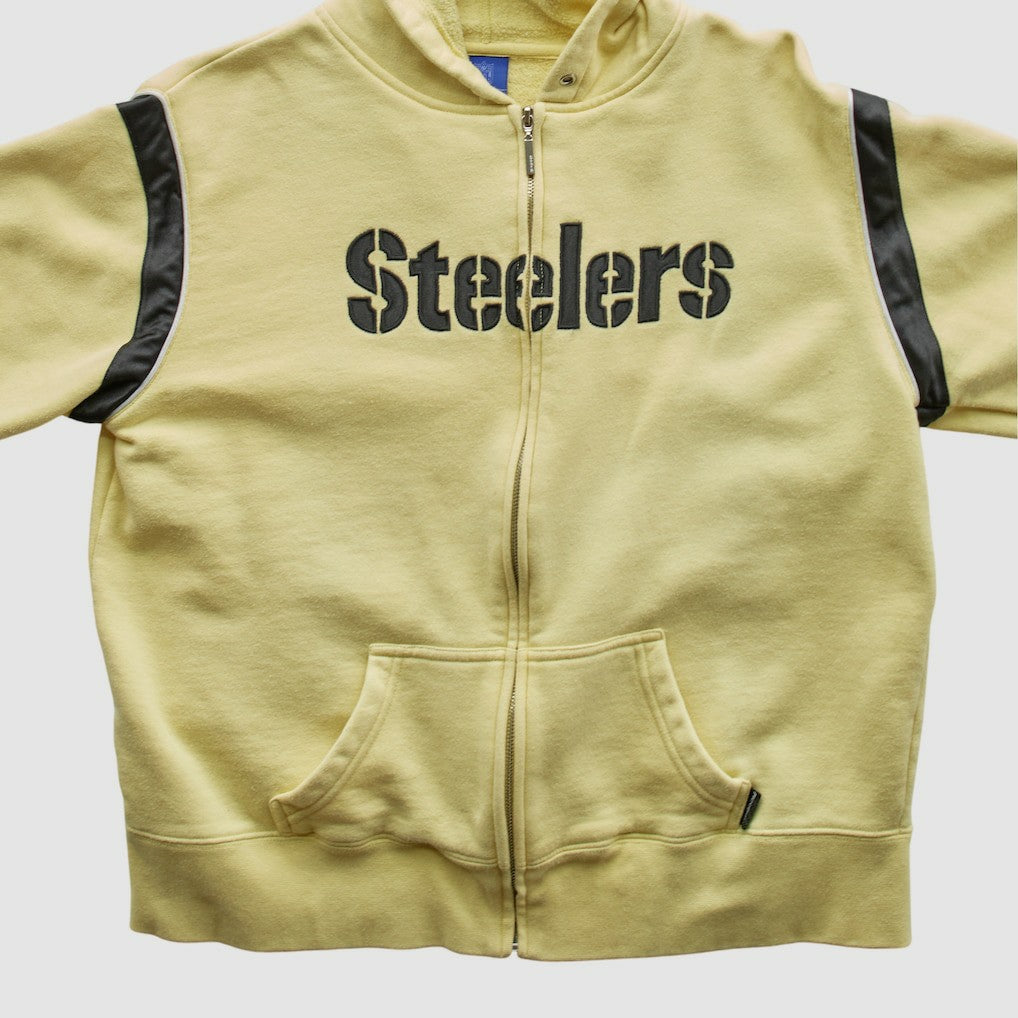 NFL Pittsburgh Steelers Reebok 2000s Hooded Full Zip Sweatshirt