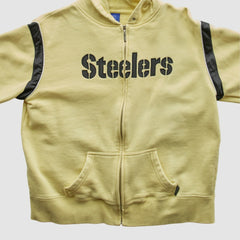 NFL Pittsburgh Steelers Reebok 2000s Hooded Full Zip Sweatshirt