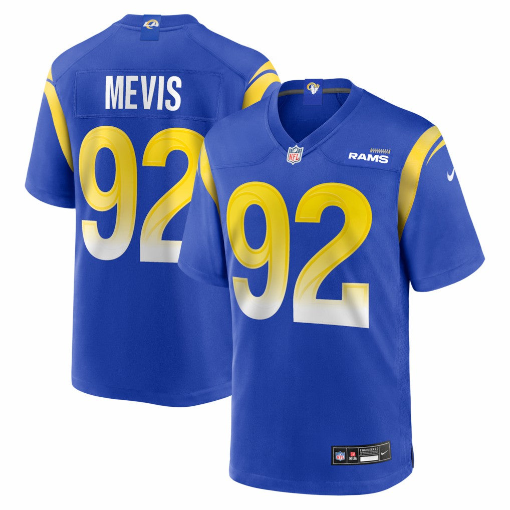 NFL Los Angeles Rams Harrison Mevis  Team Game Jersey