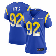 NFL Los Angeles Rams Harrison Mevis  Women's Team Game Jersey
