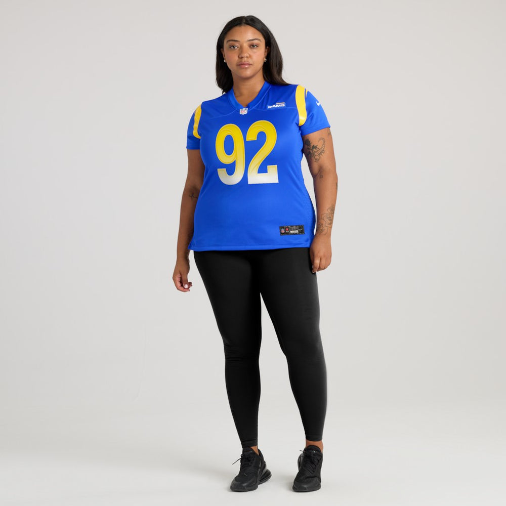 NFL Los Angeles Rams Harrison Mevis  Women's Team Game Jersey