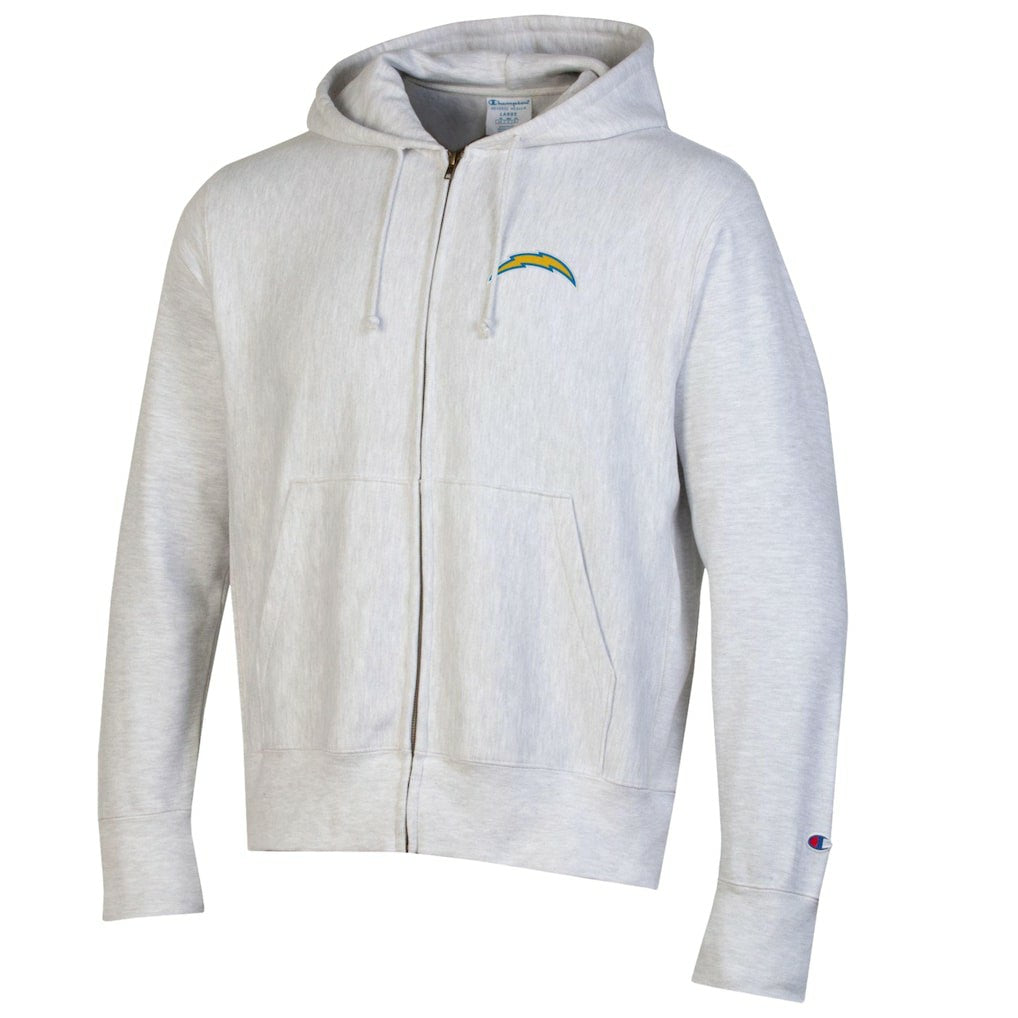 NFL Los Angeles Chargers Reverse Weave Full-Zip Hoodie