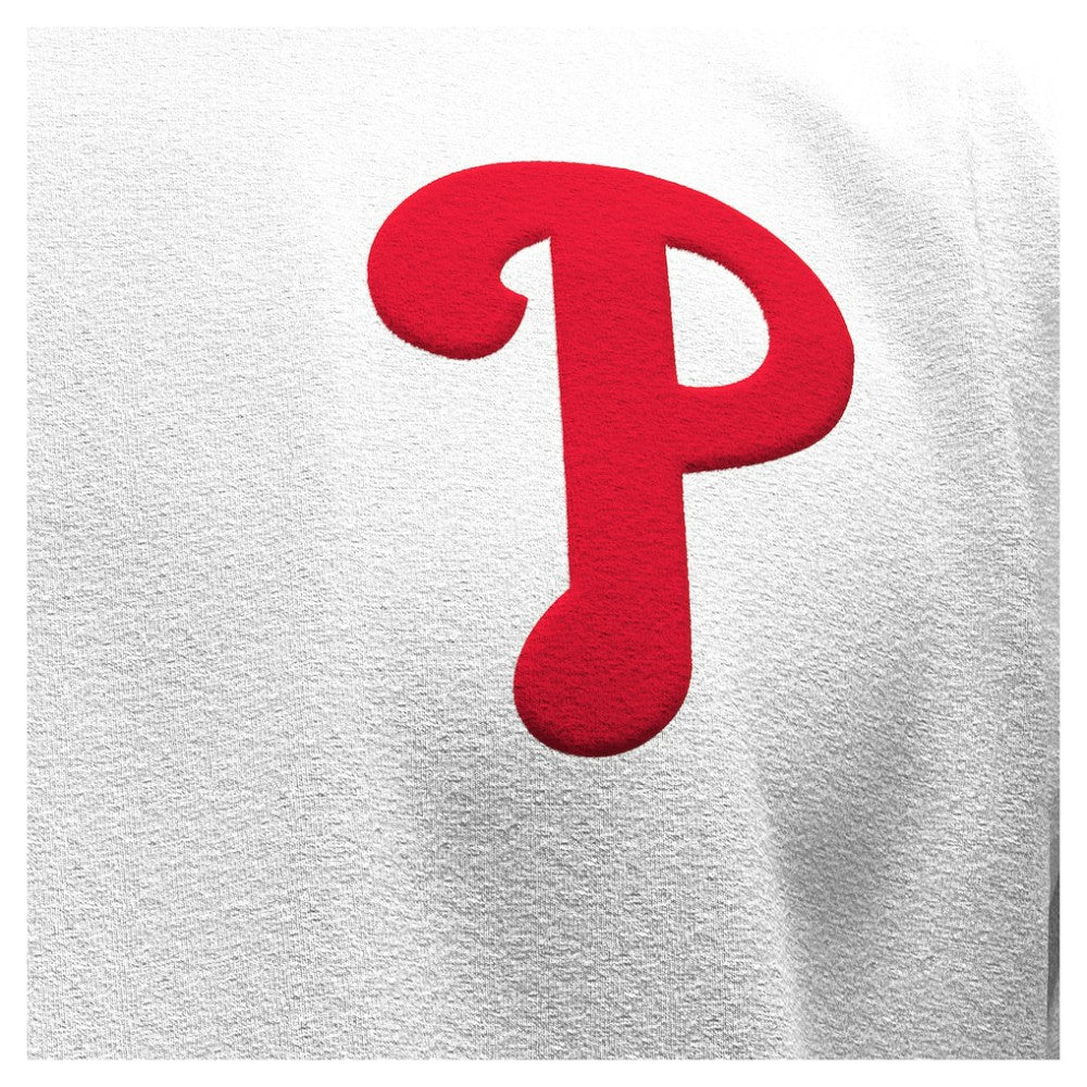 Philadelphia Phillies Women's Baseball Stitch Spirit Jersey Long Sleeve T-Shirt - White