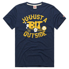 Milwaukee Brewers Homage Tri-Blend Hyperlocal T-Shirt - Navy