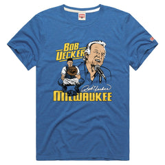 Milwaukee Brewers Homage Tri-Blend Hyperlocal T-Shirt - Royal
