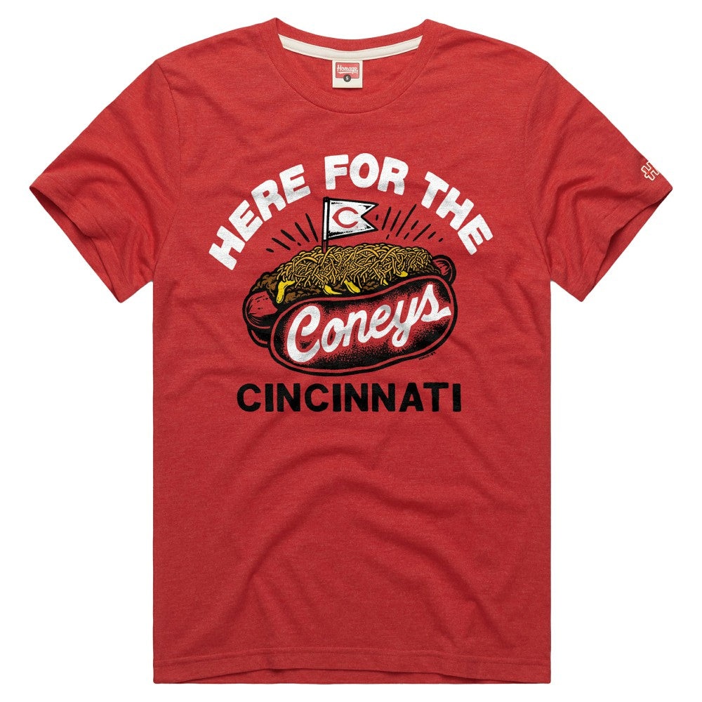 Cincinnati Reds Homage Tri-Blend Hyperlocal T-Shirt - Red