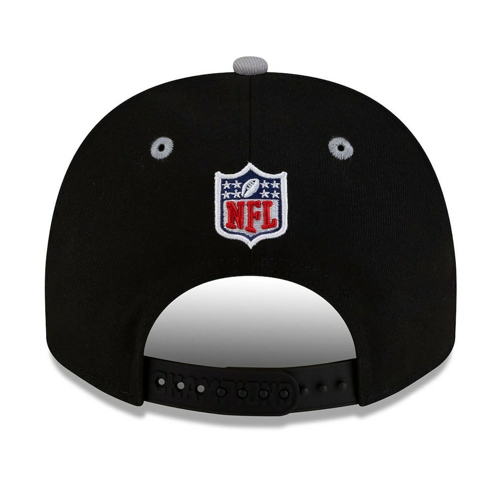 NFL New England Patriots 2025 AFC Champions Locker Room Trophy Collection A-Frame 9FIFTY Snapback Hat