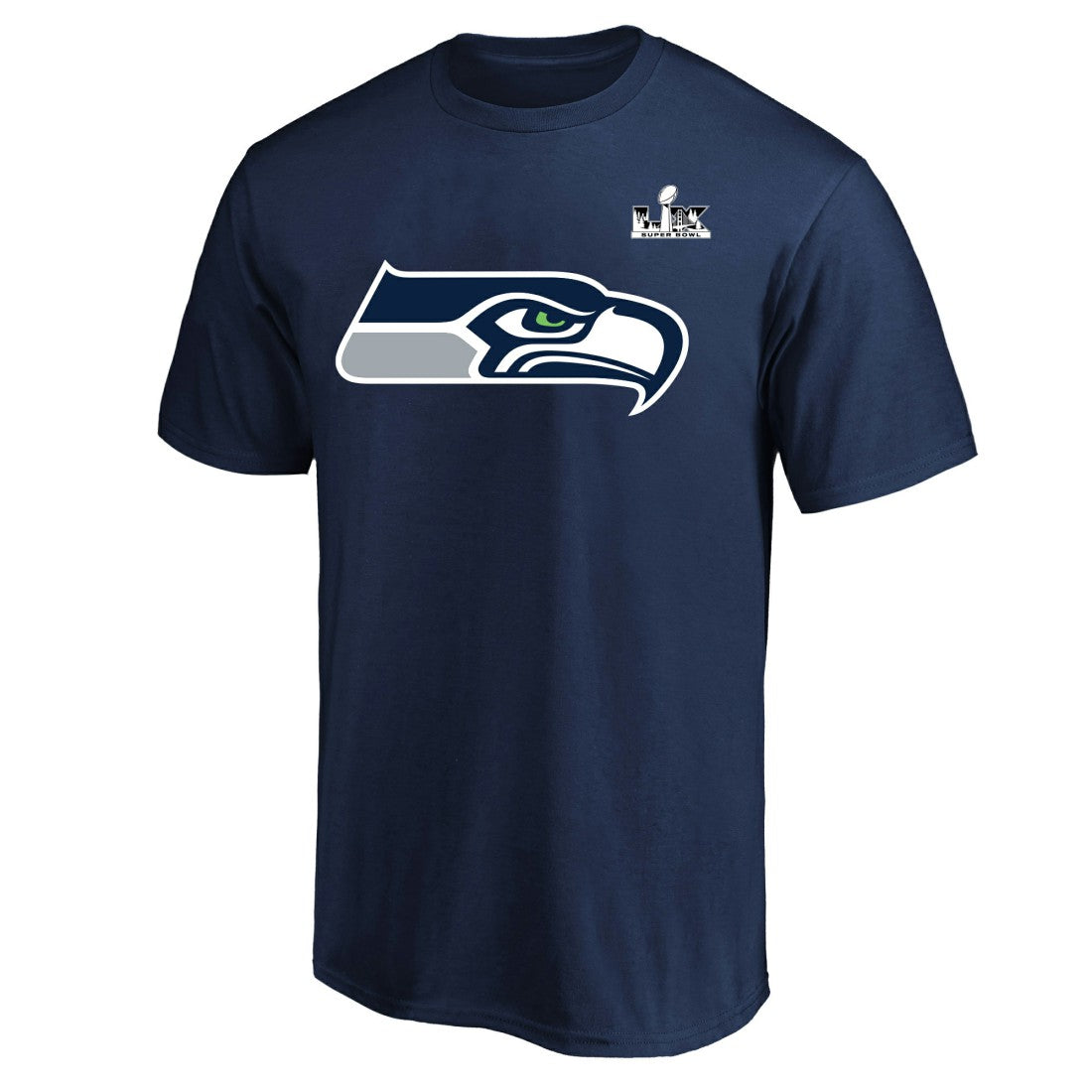 NFL Seattle Seahawks Jaxon Smith-Njigba  Super Bowl LX Patch Big & Tall Name & Number T-Shirt