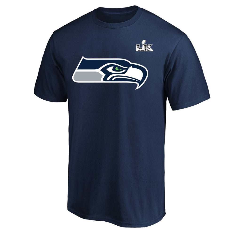 NFL Seattle Seahawks Jaxon Smith-Njigba  Super Bowl LX Patch Big & Tall Name & Number T-Shirt