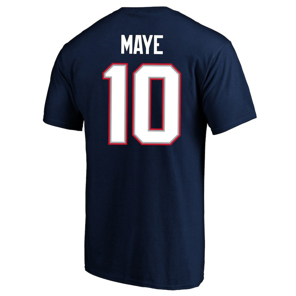 NFL New England Patriots Drake Maye  Super Bowl LX Patch Big & Tall Name & Number T-Shirt
