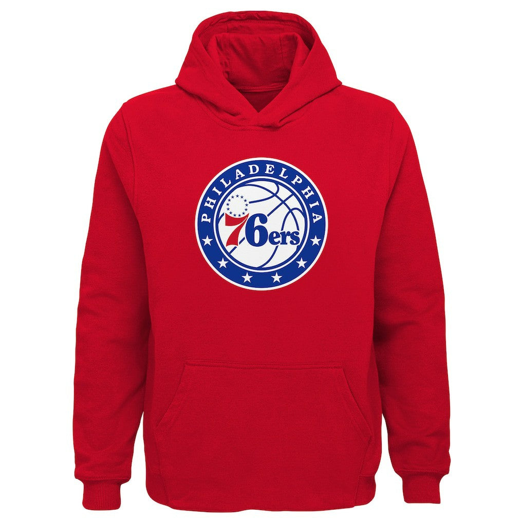 Philadelphia 76ers Outerstuff Youth Primary Logo Pullover Hoodie - Red sale