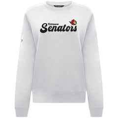 Ottawa Senators Levelwear Women's Yvette Big Script Tri-Blend Sweatshirt