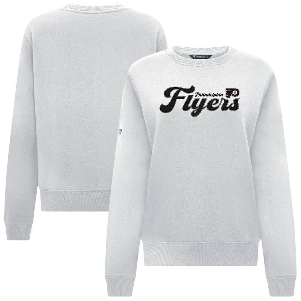 Philadelphia Flyers Levelwear Women's Yvette Big Script Tri-Blend Sweatshirt