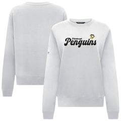 Pittsburgh Penguins Levelwear Women's Yvette Big Script Tri-Blend Sweatshirt