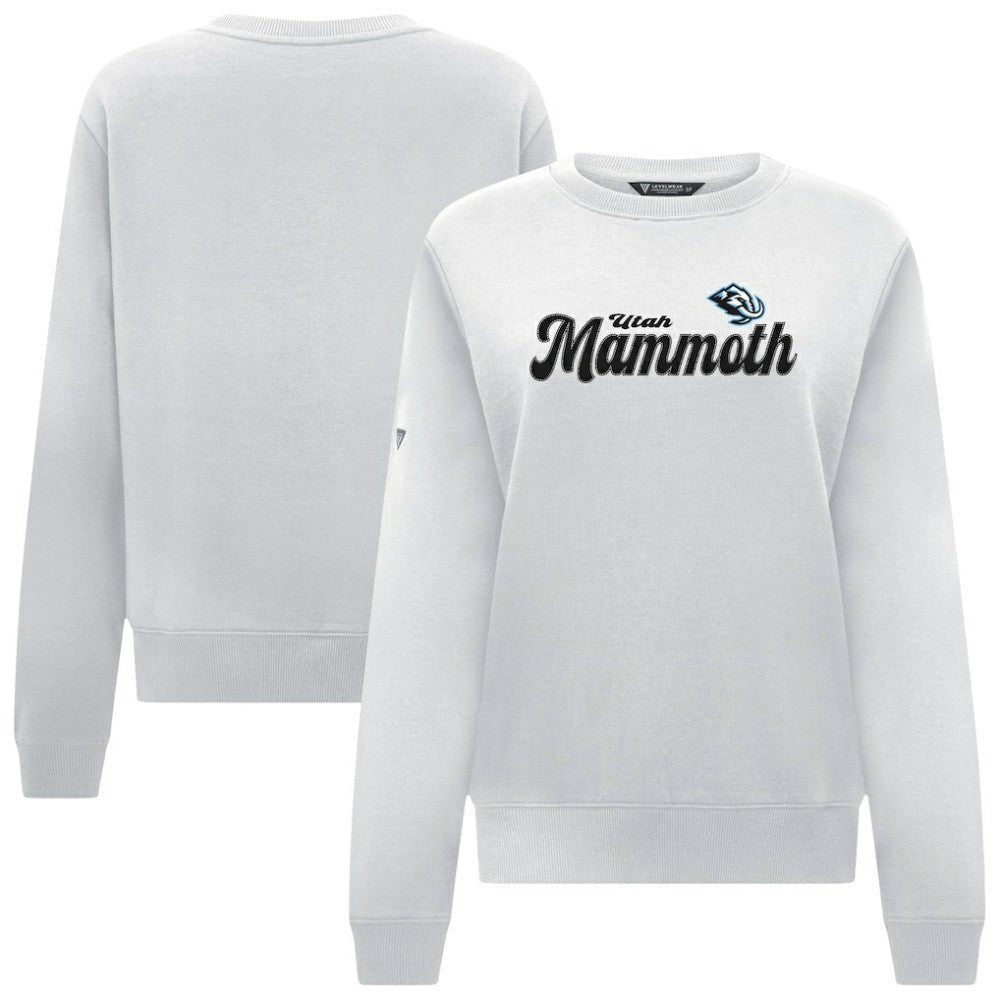 Utah Mammoth Levelwear Women's Yvette Big Script Tri-Blend Sweatshirt