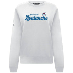 Colorado Avalanche Levelwear Women's Yvette Big Script Tri-Blend Sweatshirt