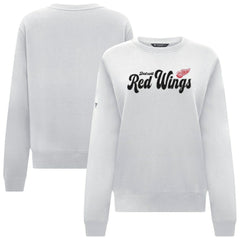 Detroit Red Wings Levelwear Women's Yvette Big Script Tri-Blend Sweatshirt