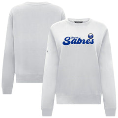 Buffalo Sabres Levelwear Women's Yvette Big Script Tri-Blend Sweatshirt