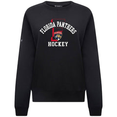 Florida Panthers Levelwear Women's Yvette Limelight Big Letter Sweatshirt
