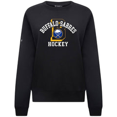 Buffalo Sabres Levelwear Women's Yvette Limelight Big Letter Sweatshirt