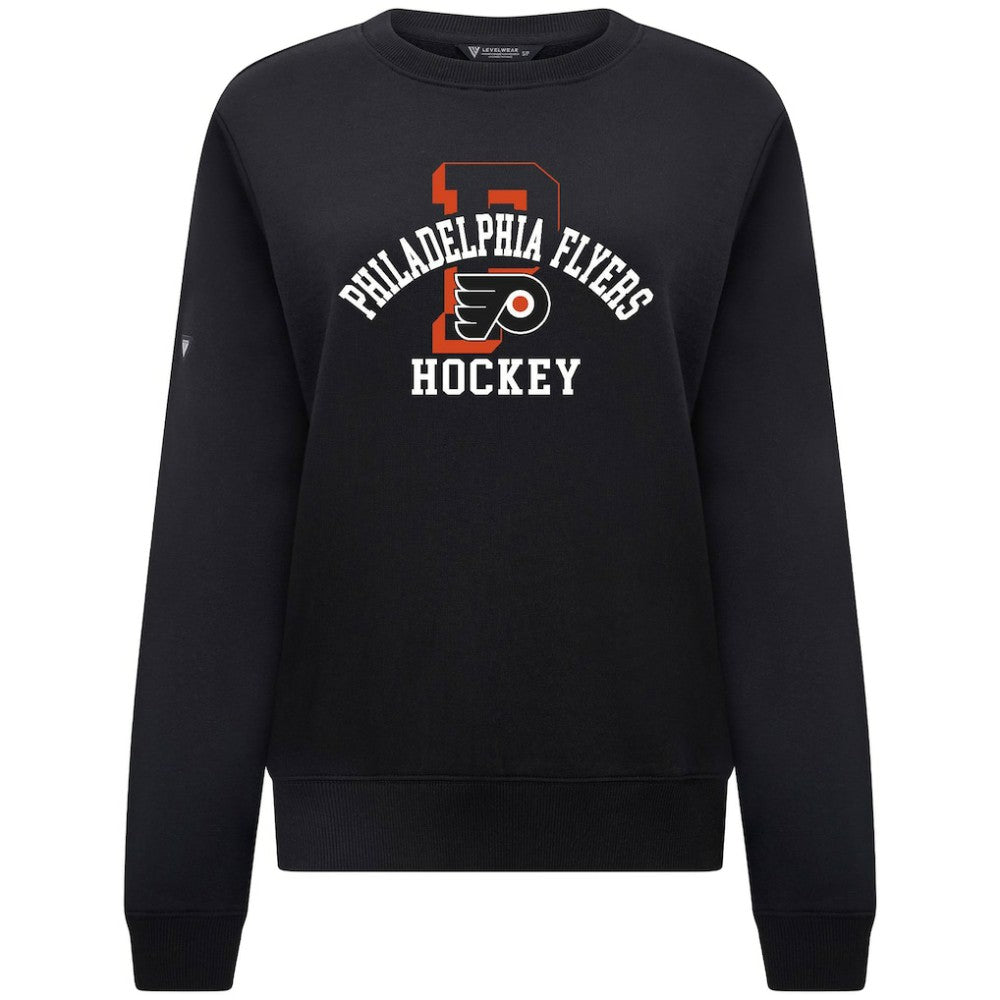 Philadelphia Flyers Levelwear Women's Yvette Limelight Big Letter Sweatshirt
