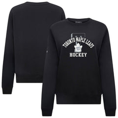 Toronto Maple Leafs Levelwear Women's Yvette Limelight Big Letter Sweatshirt