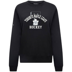 Toronto Maple Leafs Levelwear Women's Yvette Limelight Big Letter Sweatshirt