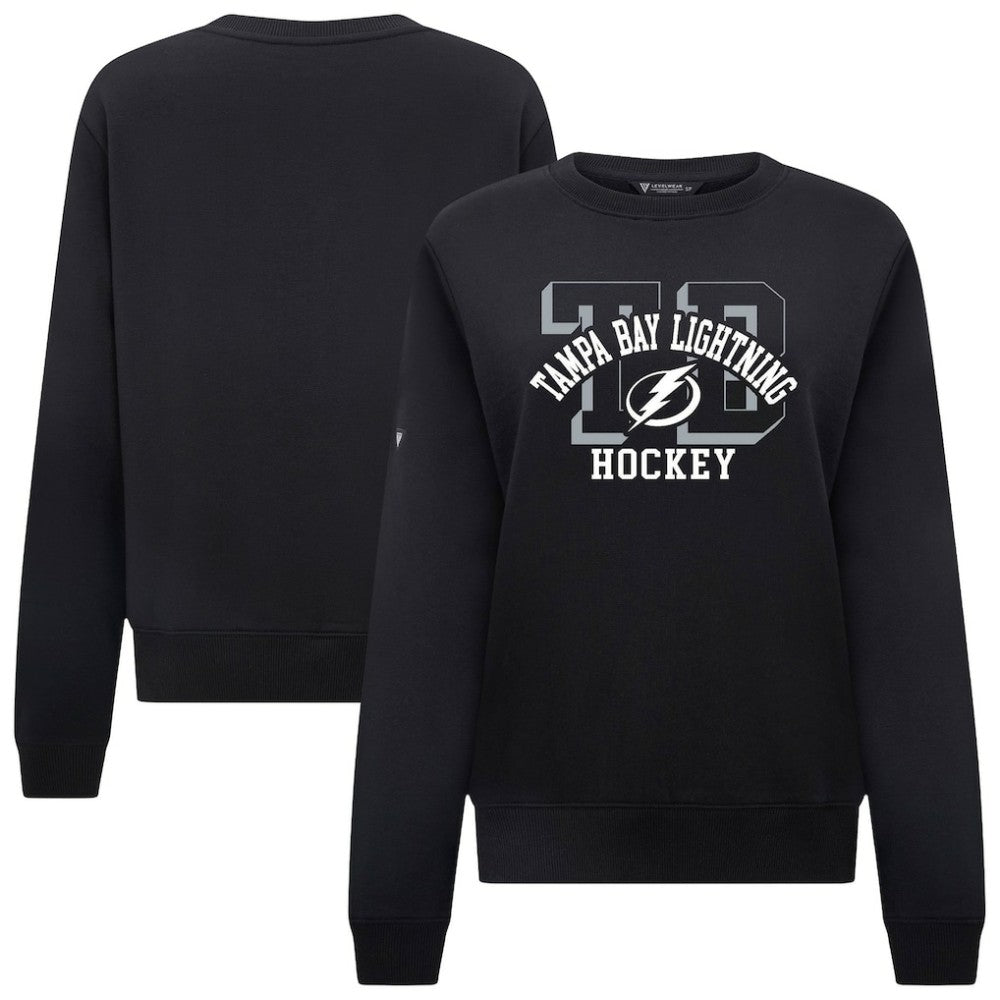 Tampa Bay Lightning Levelwear Women's Yvette Limelight Big Letter Sweatshirt