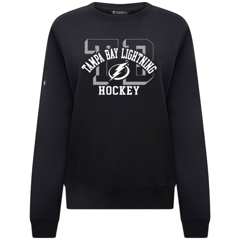 Tampa Bay Lightning Levelwear Women's Yvette Limelight Big Letter Sweatshirt