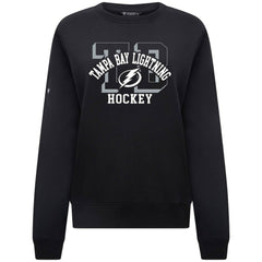 Tampa Bay Lightning Levelwear Women's Yvette Limelight Big Letter Sweatshirt