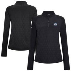 Winnipeg Jets Levelwear Women's Spike Raglan Quarter-Zip Top