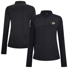Nashville Predators Levelwear Women's Spike Raglan Quarter-Zip Top