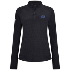 Vancouver Canucks Levelwear Women's Spike Raglan Quarter-Zip Top