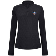 New York Islanders Levelwear Women's Spike Raglan Quarter-Zip Top