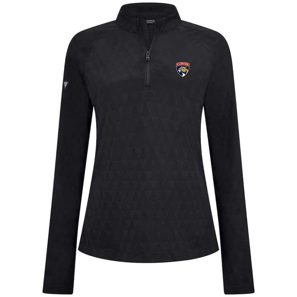 Florida Panthers Levelwear Women's Spike Raglan Quarter-Zip Top