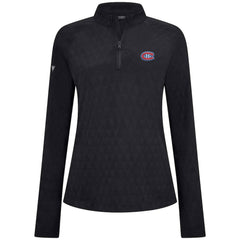 Montreal Canadiens Levelwear Women's Spike Raglan Quarter-Zip Top