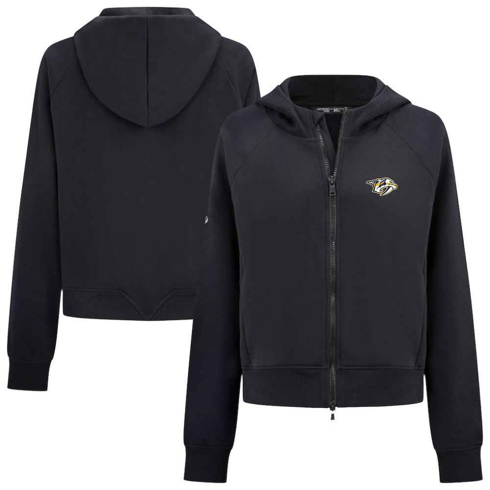 Nashville Predators Levelwear Women's Judd Raglan Full-Zip Hoodie
