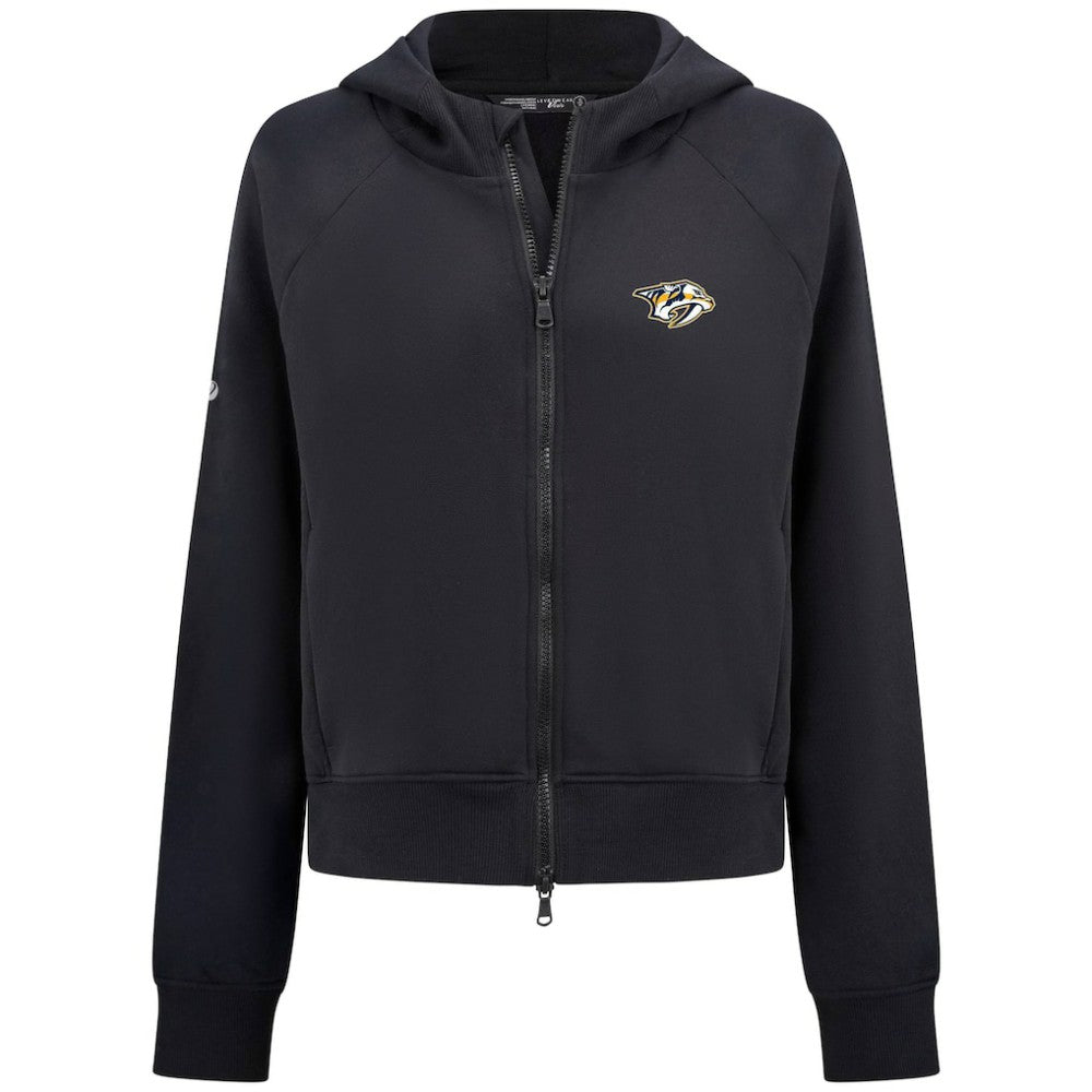 Nashville Predators Levelwear Women's Judd Raglan Full-Zip Hoodie