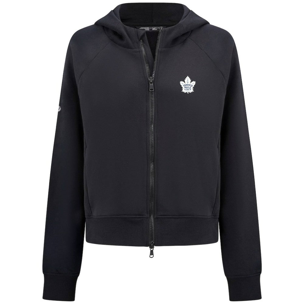 Toronto Maple Leafs Levelwear Women's Judd Raglan Full-Zip Hoodie